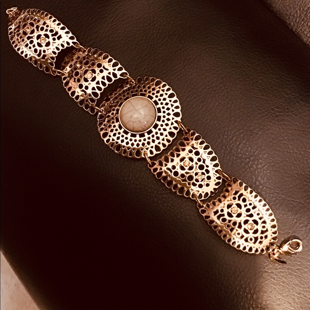 Shb Gold Tone Bracelet